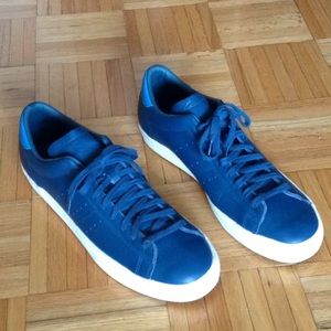 Adidas Match Play leather  blue sneakers